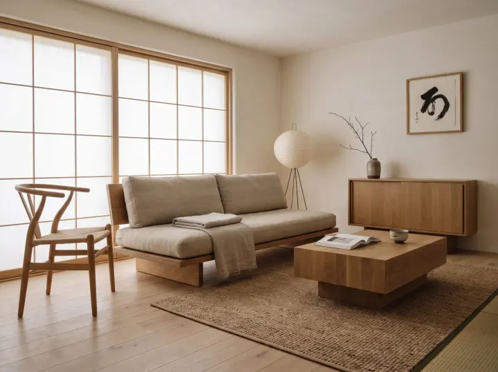 Japandi interior inspiration for a room makeover