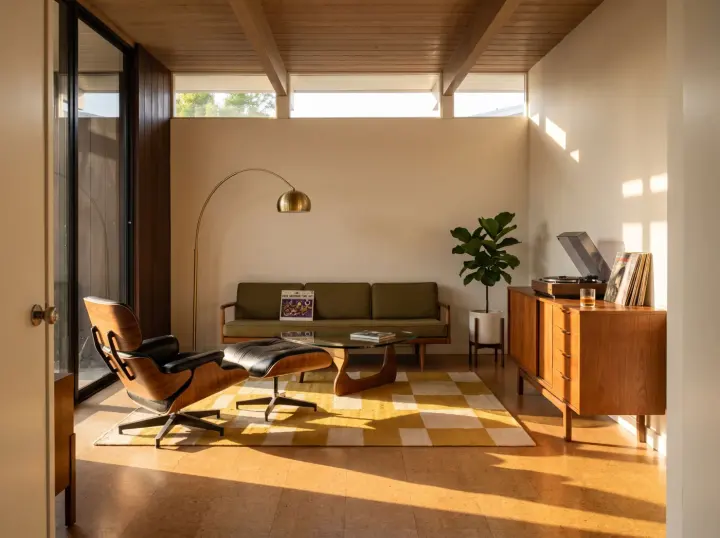 Mid-century interior inspiration for a room makeover