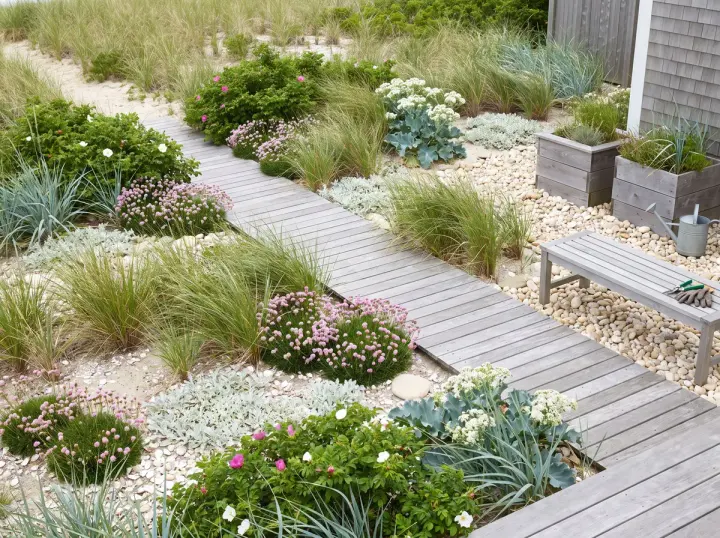 Coastal garden and landscape design inspiration