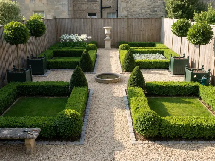 Formal garden and landscape design inspiration
