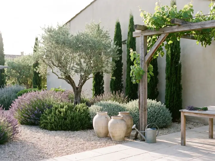 Mediterranean garden and landscape design inspiration