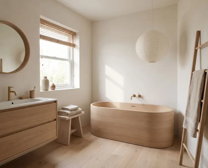 AI bathroom design inspiration reference